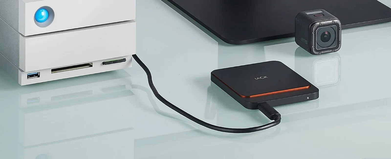 LaCie Portable SSD è una nuova unità SSD con USB-C LaCie Portable SSD