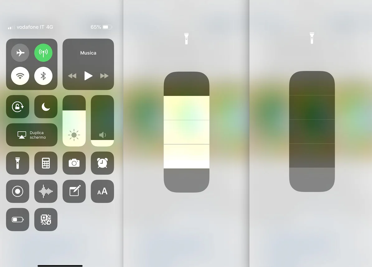 Come regolare la torcia su iPhone e iPad