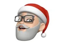 Fate la vostra Memoji con il cappello di Babbo Natale Fate la vostra Memoji con il cappello di Babbo Natale