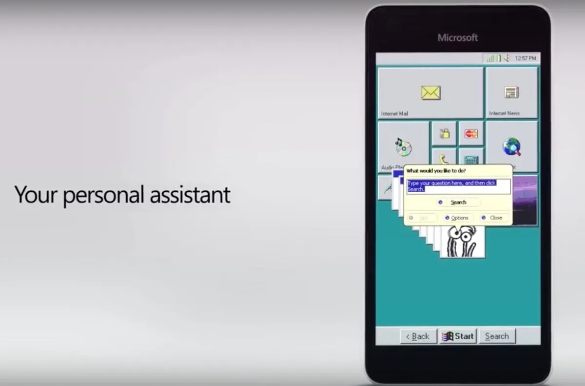 Windows 95 Mobile, come sarebbe la vita con uno smartphone Windows e Clippy Windows 95 Mobile, come sarebbe la vita con uno smartphone Windows e Clippy