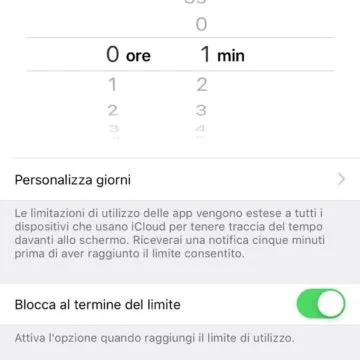Come bloccare app iOS con password grazie a Tempo di utilizzo