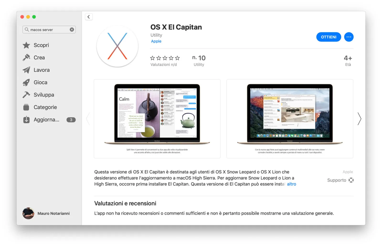 Come recuperare le vecchie versioni di OS X
