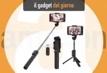 Vava 2-in-1, il bastone per selfie con treppiede e telecomando incorporati gadgetselfiestickvava