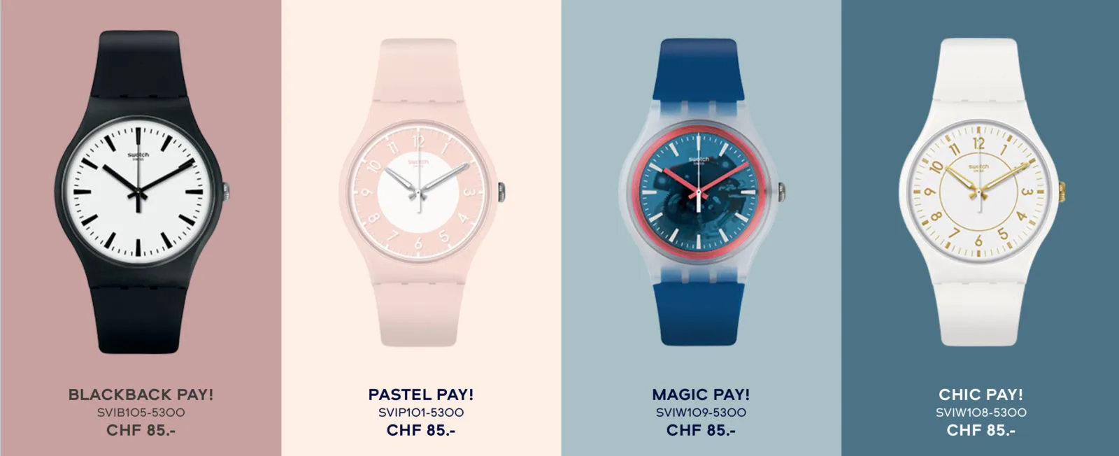 Il sistema di pagamento contactless SwatchPAY! arriva in Svizzera SwatchPAY