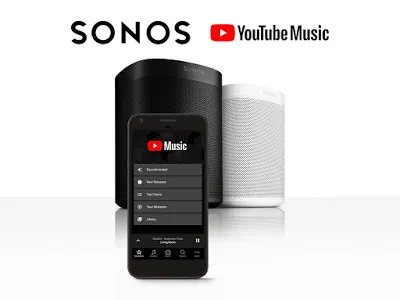 YouTube Music suona adesso con Sonos YouTube Music suona adesso con Sonos
