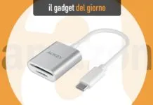 Lettore di schede SD e microSD per dispositivi USB-C da Aukey Lettore di schede SD e microSD per dispositivi USB-C