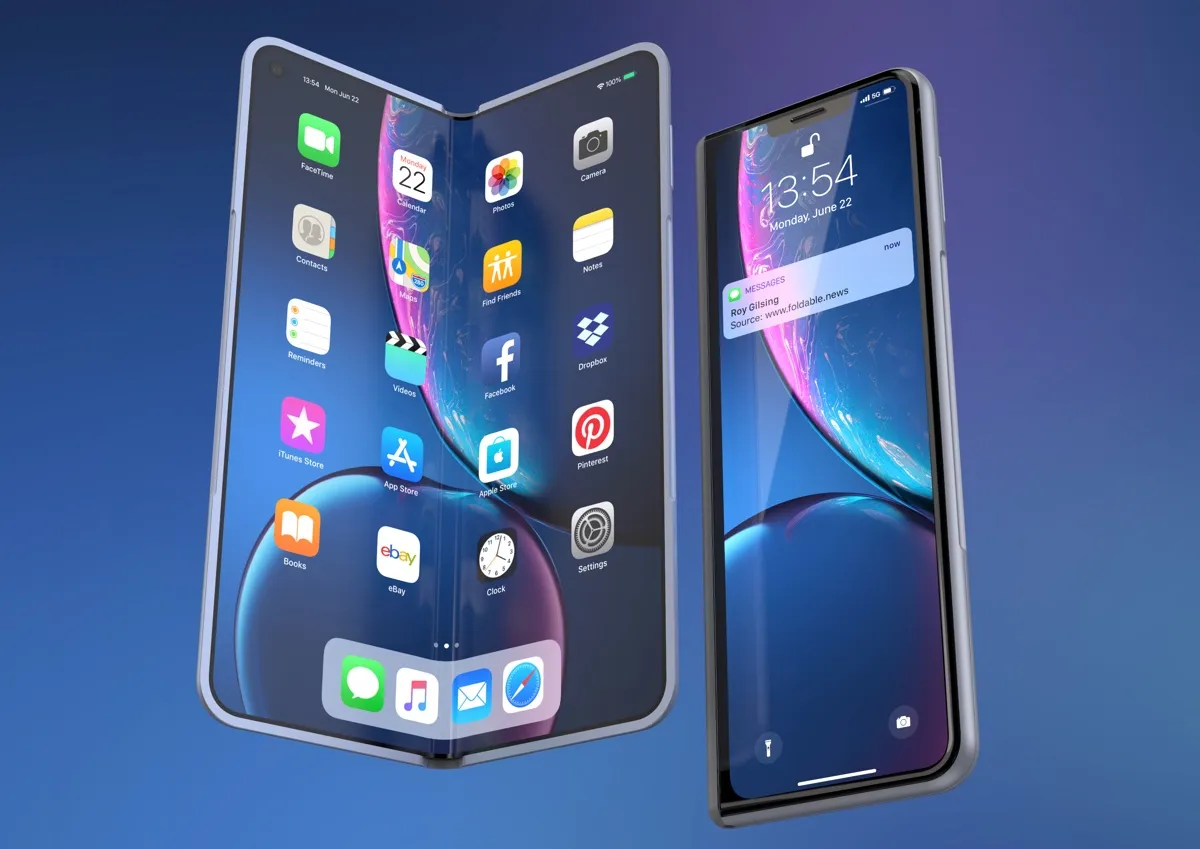iPhone X pieghevole, nel concept la possibile risposta a Galaxy Fold iPhone X pieghevole, nel concept la possibile risposta a Galaxy Fold