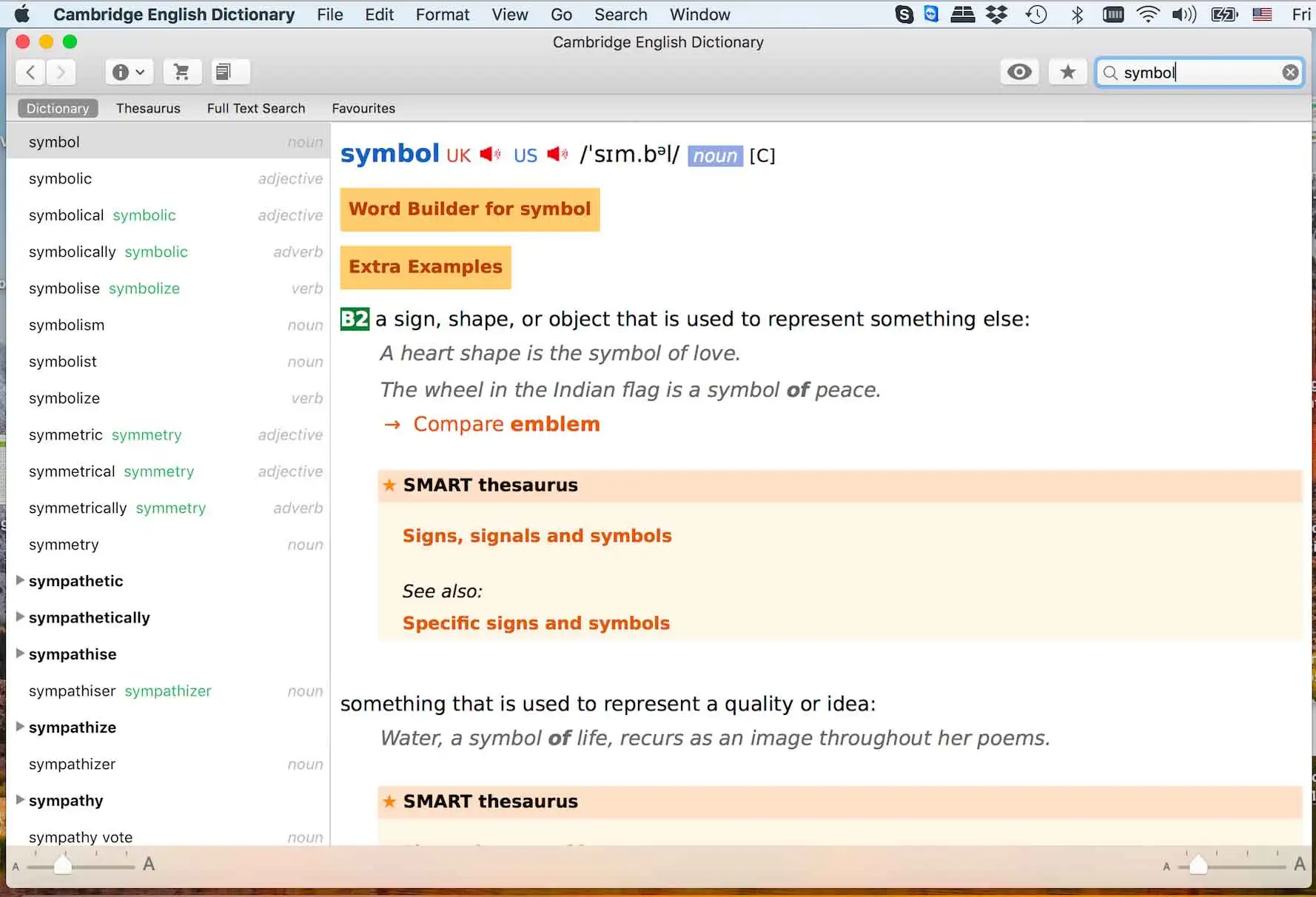 Il Cambridge English Dictionary disponibile anche come app per Mac Cambridge English Dictionary