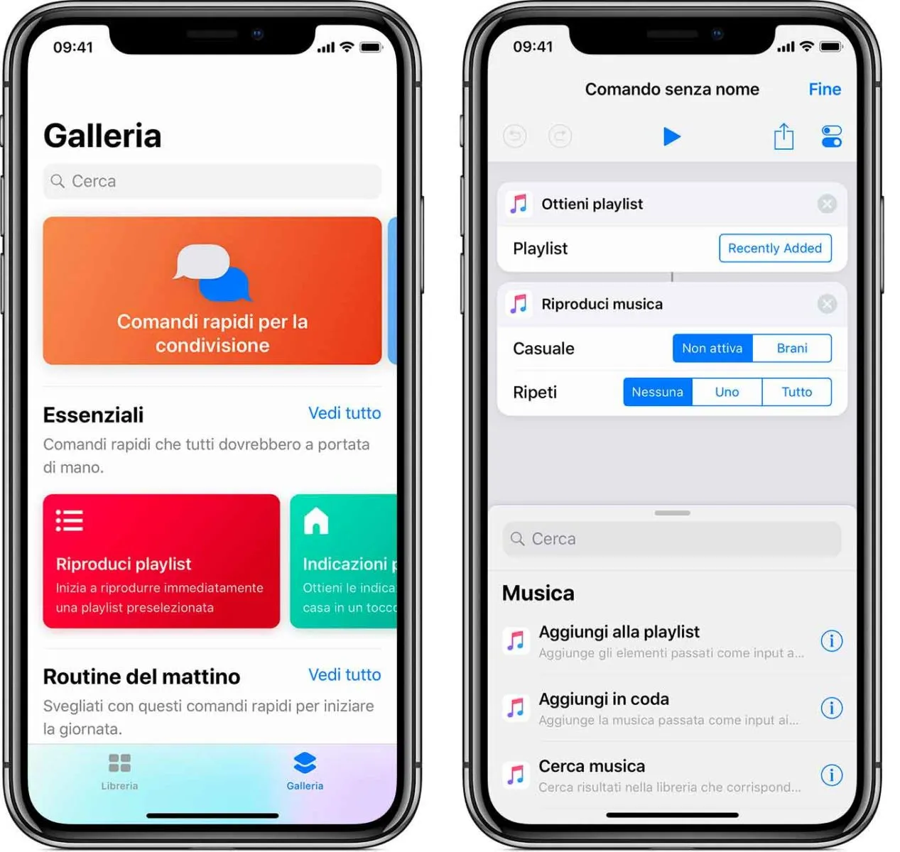 Nuova versione dell’app Comandi Rapidi per iOS Comandi rapidi