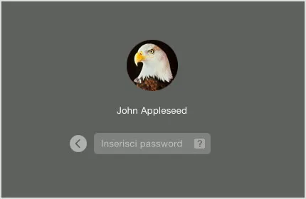 Come cambiare l’immagine della schermata di login in macOS Mojave Schermata login