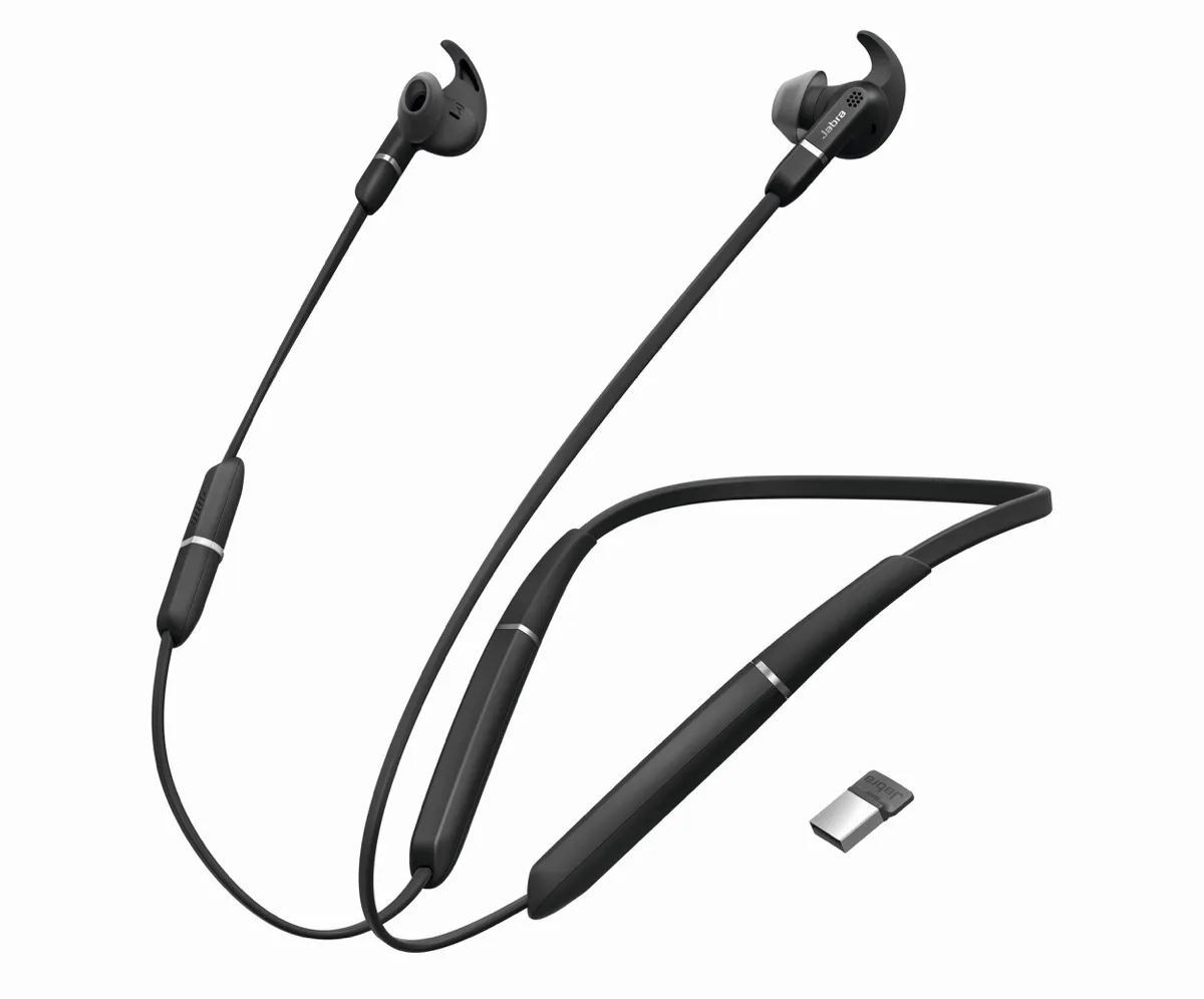 Jabra Evolve 65e, gli auricolari con soft neckband Jabra Evolve 65e, gli auricolari con soft neckband