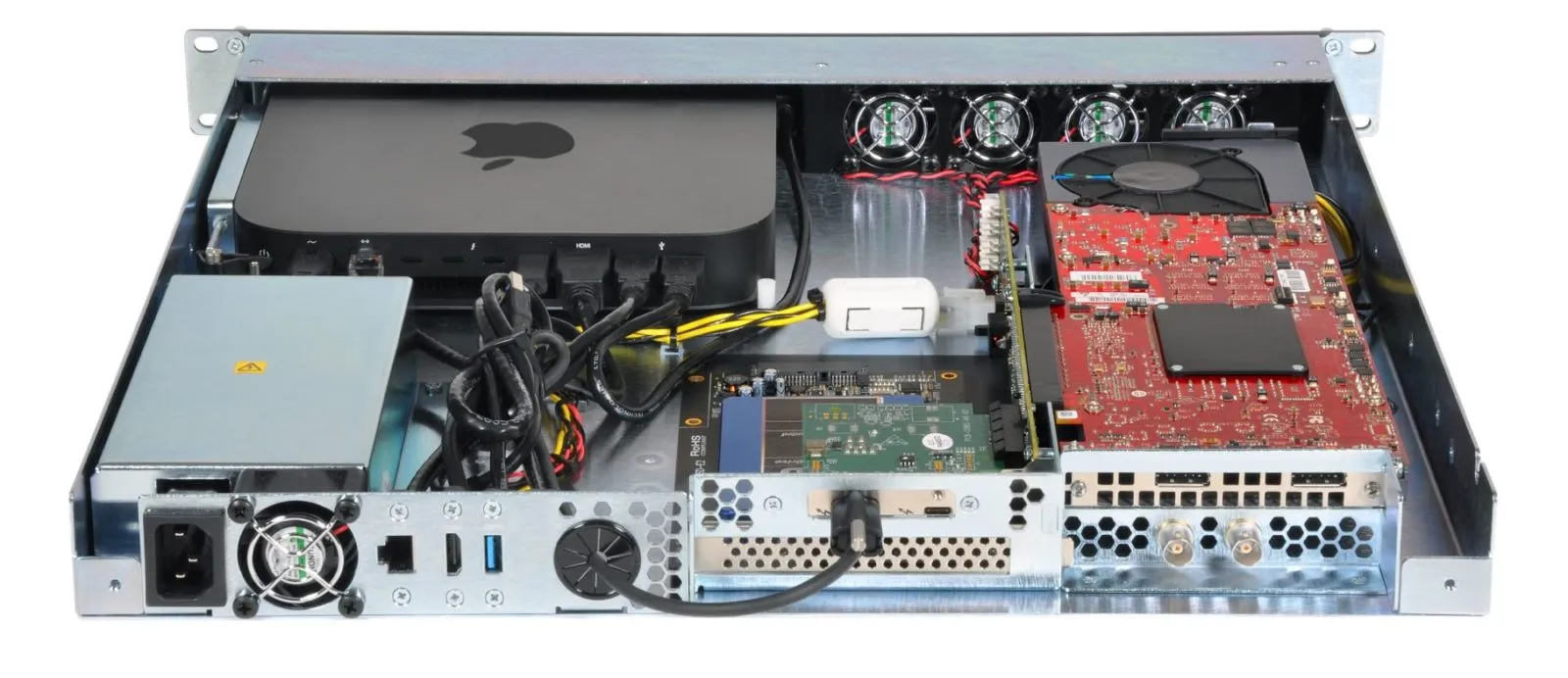 Sonnet ha creato una nuova versione del sistema di montaggio in rack per Mac Mini Sonnet ha creato una nuova versione del sistema di montaggio in rack per Mac Mini
