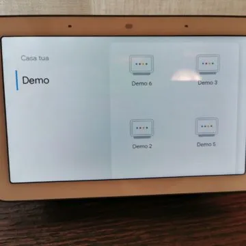 Presa di contatto e unboxing di Google Nest Hub, domotica, informazioni e video in 7″