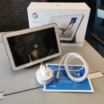 Presa di contatto e unboxing di Google Nest Hub, domotica, informazioni e video in 7″