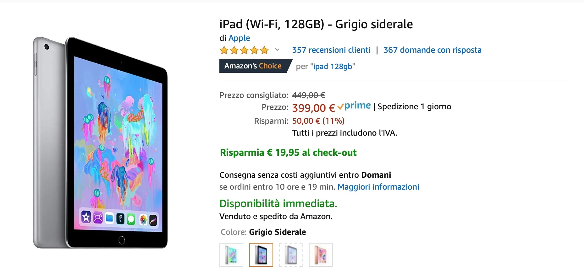 Amazon rilancia gli sconti “segreti” su mondo Apple: iMac, MacBook Air, iPhone X, iPad Pro