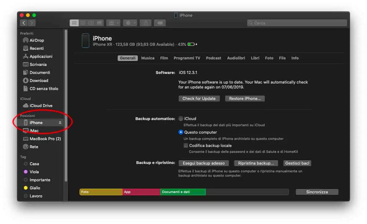 macOS Catalina, come funziona la sincronizzazione di iPad e iPhone via USB macOS Catalina, come funziona la sincronizzazione di iPad e iPhone via USB