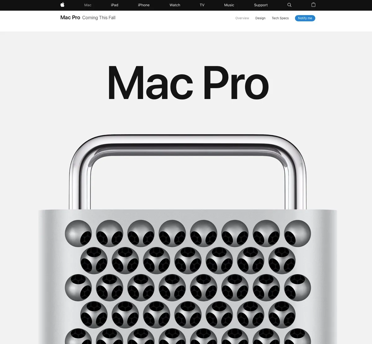 Mac Pro 2019, metti una grattugia formaggio da 6.000 dollari sulla tua scrivania Mac Pro 2019, metti una grattugia formaggio da 6.000 dollari sulla tua scrivania
