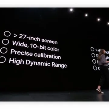 Ecco il nuovo monitor Apple, 6K e supporto HDR