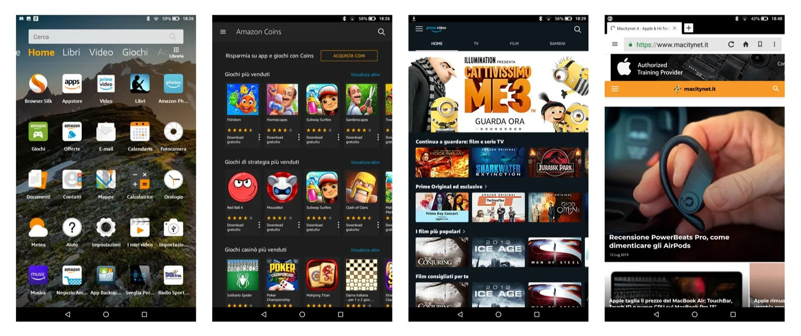 Amazon Fire 7 2019, recensione del tablet accessibile per tutti