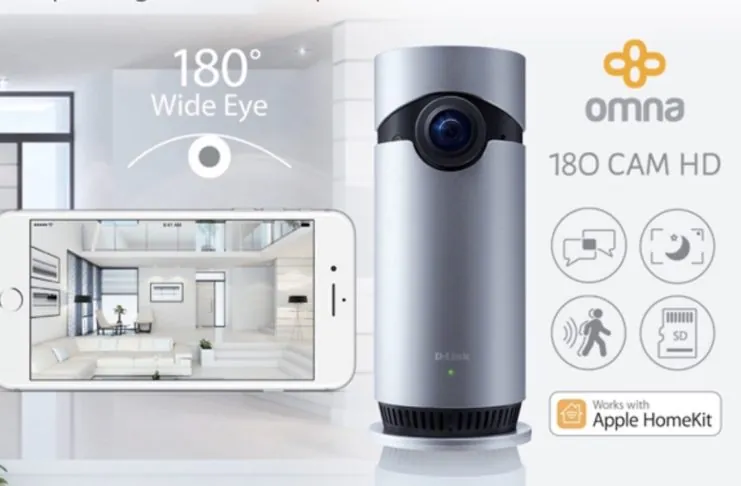 Super offerta lampo Amazon: D-Link Omna la telecamera Homekit per interni a 180° a meno di 100 Euro