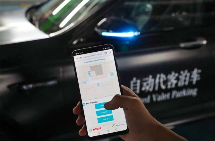Al primo parcheggio autonomo senza supervisione si accede con un’app