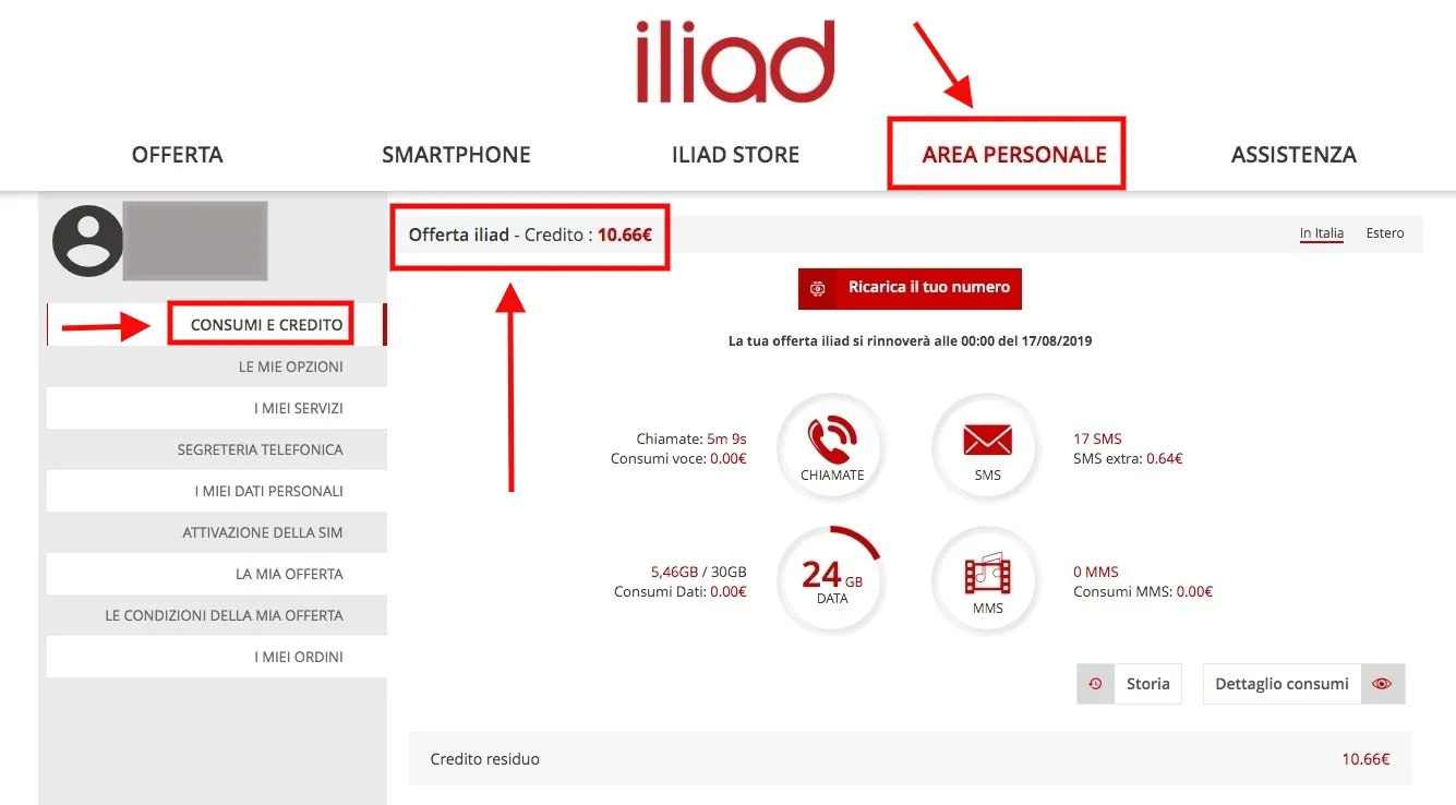 Come controllare il credito residuo Iliad dall’estero: poca trasparenza di Iliad sui costi nascosti
