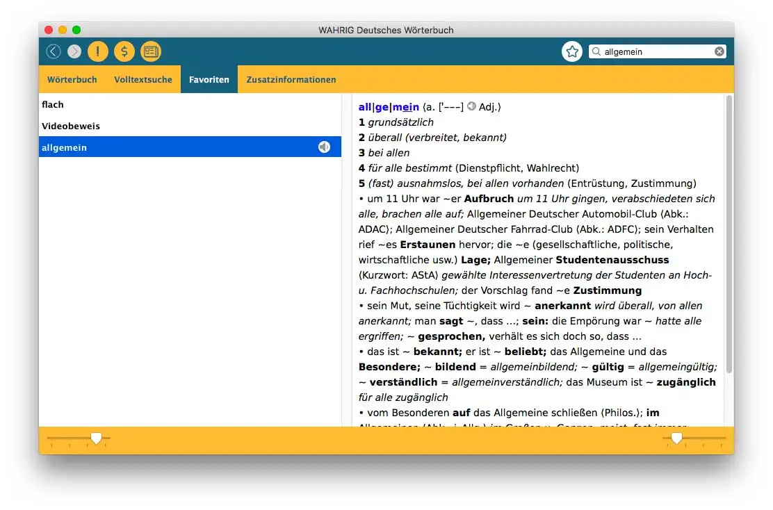 I dizionari Wahrig per chi studia il tedesco disponibili come app per Mac I dizionari Wahrig per chi studia il tedesco disponibili come app per Mac