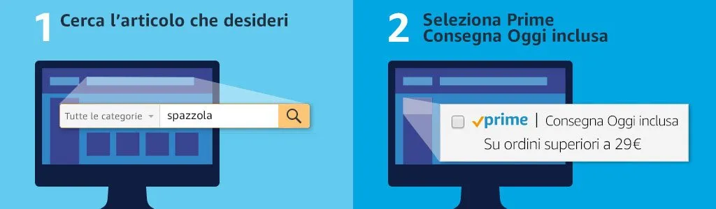Amazon Consegna Oggi a Torino, migliaia di articoli a casa entro giornata Amazon Consegna Oggi a Torino, migliaia di articoli a casa entro giornata