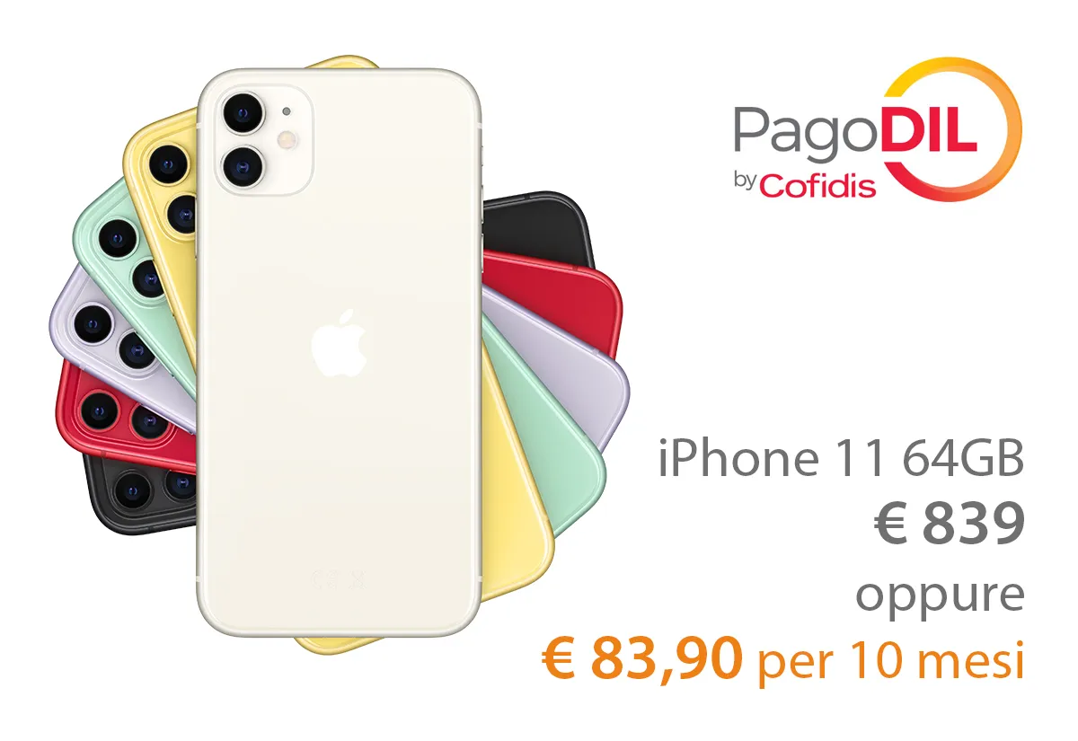 Con Juice e PagoDIL iPhone 11 e non solo si compra online in 10 rate a Tasso Zero Con Juice e PagoDIL iPhone 11 e non solo si compra online in 10 rate a Tasso Zero