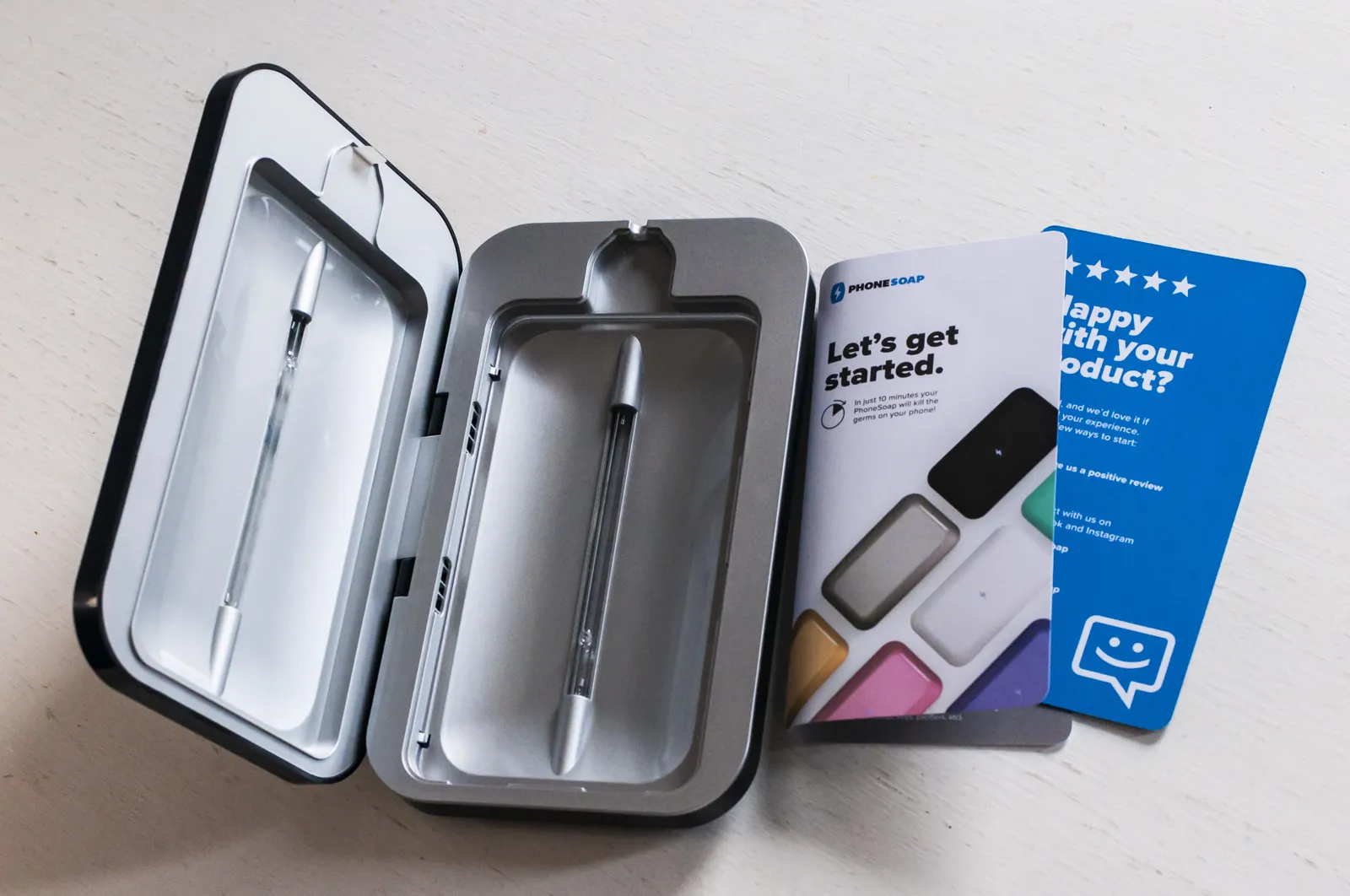 PhoneSoap 3.0, recensione del pulisci smartphone da camera