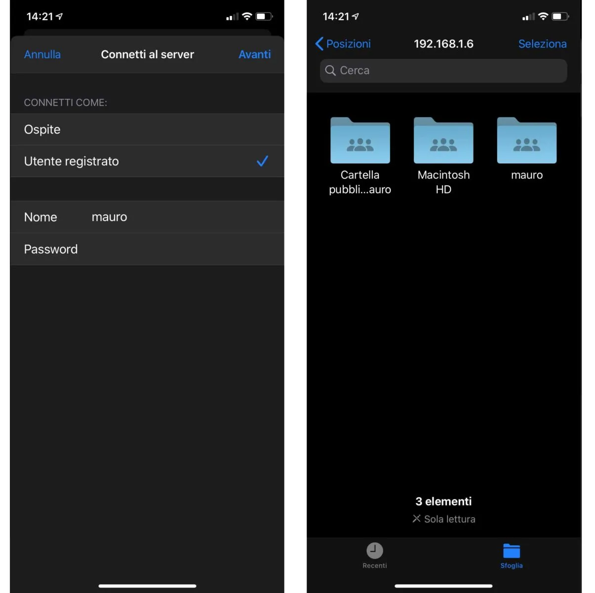 Come collegarsi a un file server SMB con l’app File di iPhone e iPadOS