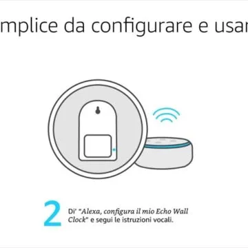 Echo Wall Clock, l’orologio Amazon da parete per programmare i timer con Alexa