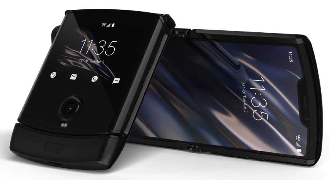 Motorola RAZR è il primo Android a conchiglia con schermo pieghevole Motorola RAZR