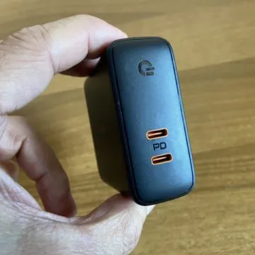 recensione aukey 60w dual usb c 3