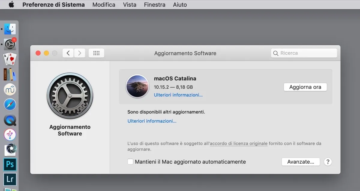 Come rimuovere il badge di notifica degli aggiornamenti di macOS Come rimuovere il badge di notifica degli aggiornamenti di macOS