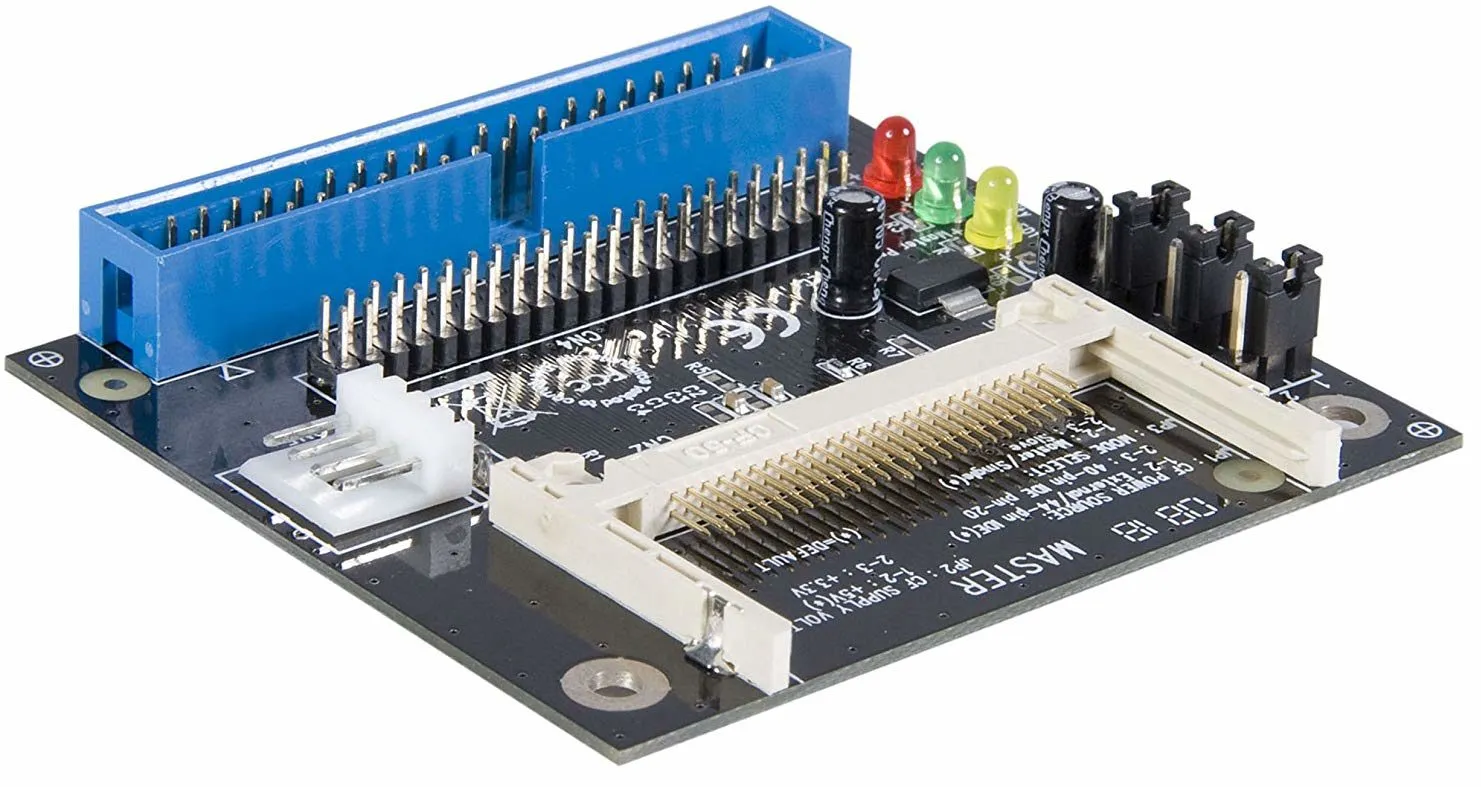 Come trasformare SD e CompactFlash in dischi rigidi per vecchi computer Come trasformare SD e CompactFlash in dischi rigidi per vecchi computer