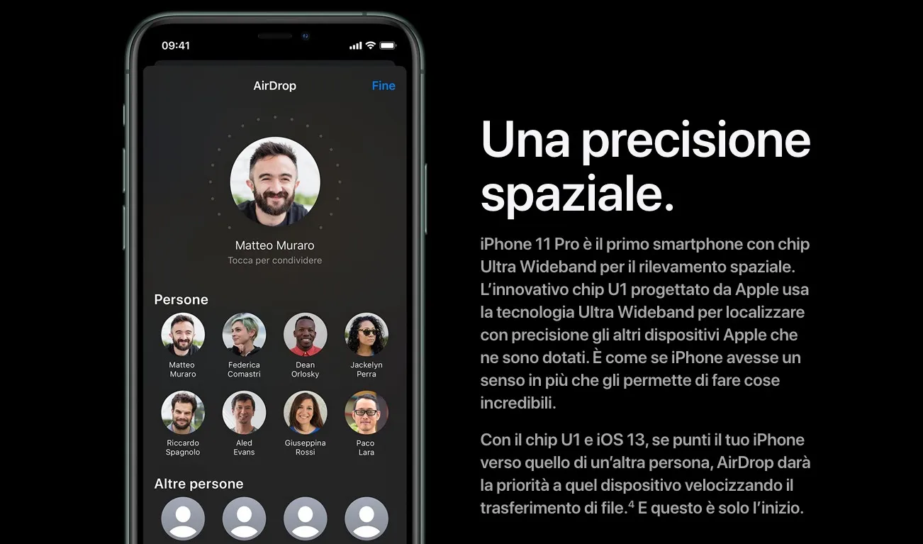La banda ultralarga di iPhone 11 e 11 Pro arriverà anche su alcuni smartphone Android La banda ultralarga di iPhone 11 e 11 Pro arriverà anche su alcuni smartphone Android