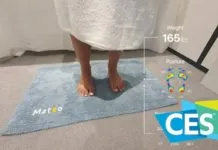 Da Mateo, al CES 2020 il tappetino da bagno che analizza postura e salute