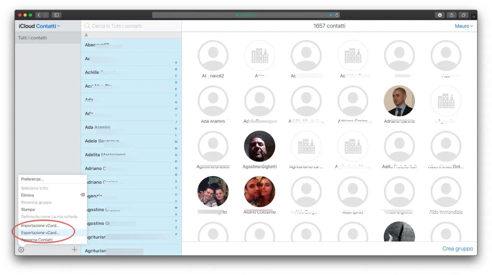 Come esportare i contatti da iPhone a un foglio su Excel