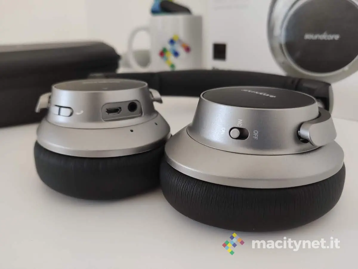 Recensione Soundcore Space NC, le cuffie wireless di Anker con cancellazione del rumore e controllo touch Recensione Soundcore Space NC, le cuffie wireless di Anker con cancellazione del rumore e controllo touch