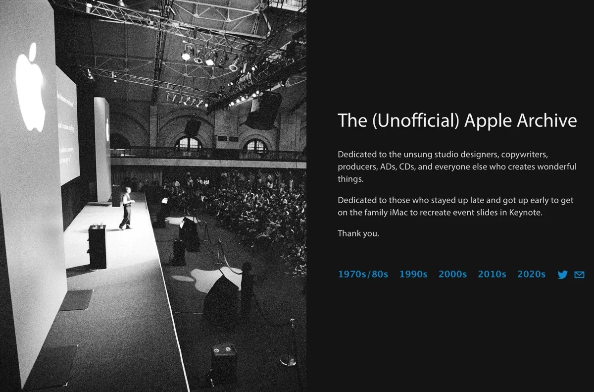 Unofficial Apple Archive raccoglie immagini, video e materiali sulla storia di Apple