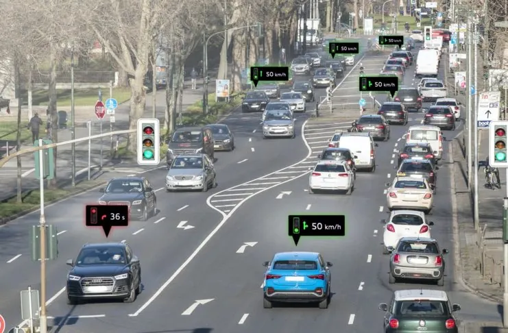 Audi Traffic Light Information: guidare connessi alla città
