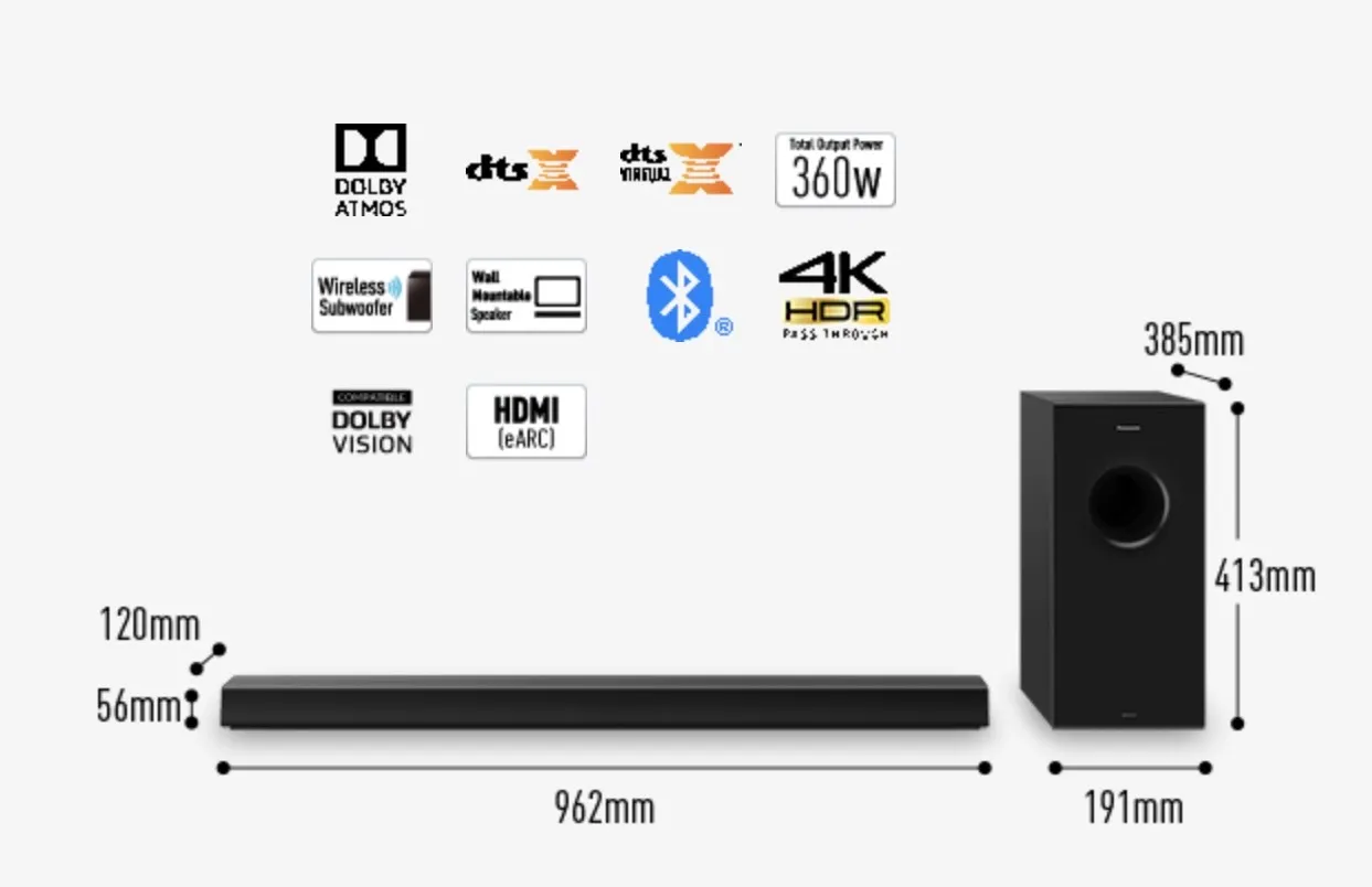 Nuove soundbar nate per i TV 4K: Panasonic HTB600 e HTB400 con e senza subwoofer integrato. Nuove soundbar nate per i TV 4K: Panasonic HTB600 e HTB400 con e senza subwoofer integrato.