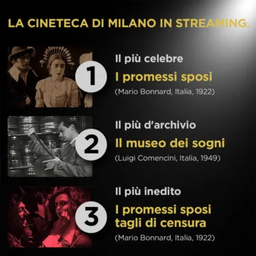 Oltre 500 film rari gratis in streaming grazie alla Fondazione Cineteca Italiana