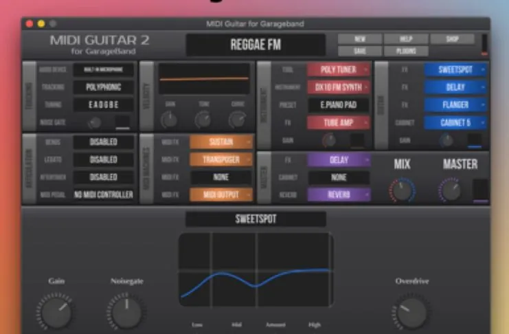 MIDI Guitar per Mac trasforma la chitarra in un controller MIDI