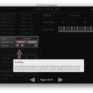 MIDI Guitar per Mac trasforma la chitarra in un controller MIDI