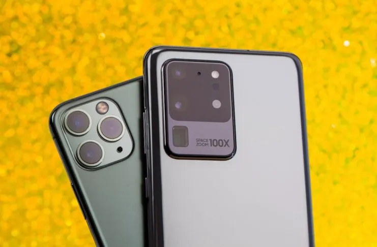 iPhone 11 Pro Max contro Galaxy S20 nel drop test