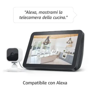 Amazon Blink Mini è la telecamera di sicurezza compatta e completa a 39,99 euro