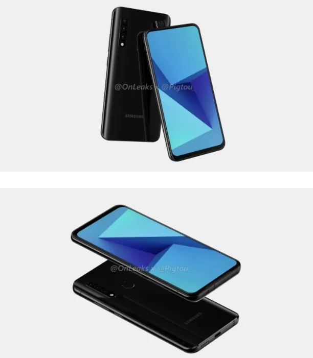 Ecco il primo smartphone Samsung con fotocamera frontale a scomparsa Ecco il primo smartphone Samsung con fotocamera frontale a scomparsa