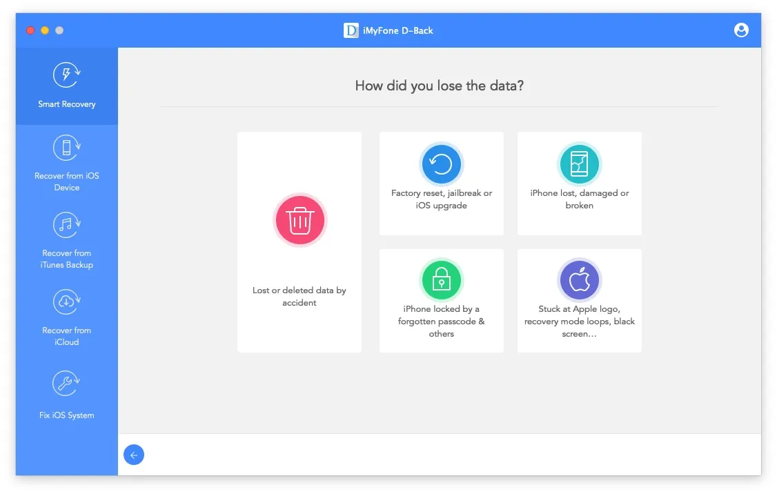 iMyFone D-Back iPhone Data Recovery, la suite per riparare iPhone e iPad e recuperare dati persi iMyFone D-Back iPhone Data Recovery, la suite per riparare iPhone e iPad e recuperare dati persi